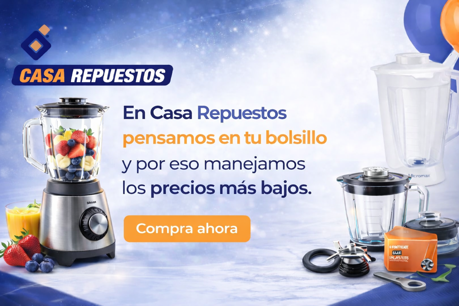 Repuestos y licuadoras en Casa Repuestos