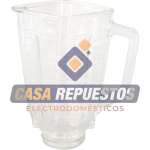 VASO DE LICUADORA OSTER DE PLÁSTICO CUADRADO DELGADO PARA MODELO OSTERIZER