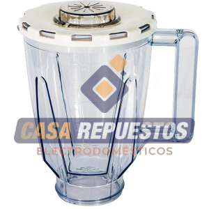 VASO DE PLÁSTICO PARA LICUADORA BA-04 TONO HUMO PARA MODELO PREMIER MIXERS BLENDERS ED-6118 2 EN 1