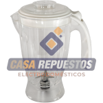 VASO DE PLÁSTICO PARA LICUADORA BA-14-A EJE PLÁSTICO PARA MODELO PHILIPS