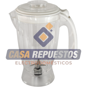 VASO DE PLÁSTICO PARA LICUADORA BA-14-A EJE PLÁSTICO PARA  MODELO PHILIPS