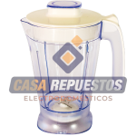 VASO DE PLÁSTICO PARA LICUADORA BA-41 PARA MODELO PHILIPS BASE CUADRADA